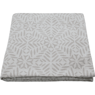 House Doctor Tafelkleed Clip Wit Grijs