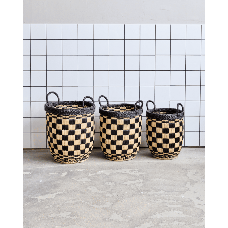 House Doctor-collectie Manden - set v. 3 -  Opti Zwart naturel