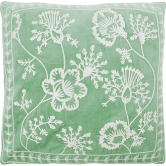 House Doctor Kussenhoes Mano Mintgroen Gebroken wit