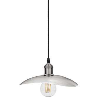 House Doctor Lampenkap Hatt Geborsteld zilver M