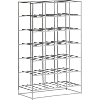 House Doctor Wijnrek 24 Zilveren afwerking