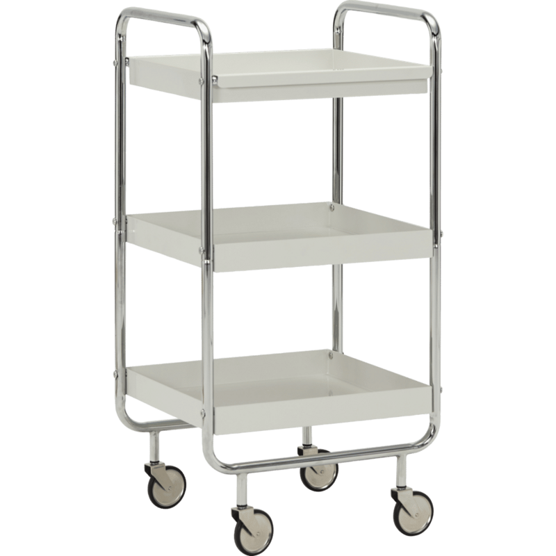 House Doctor-collectie Trolley Roll Gebroken wit Chrome