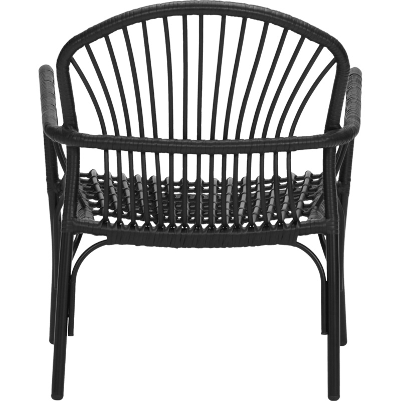 House Doctor-collectie Lounge stoel Brea Zwart