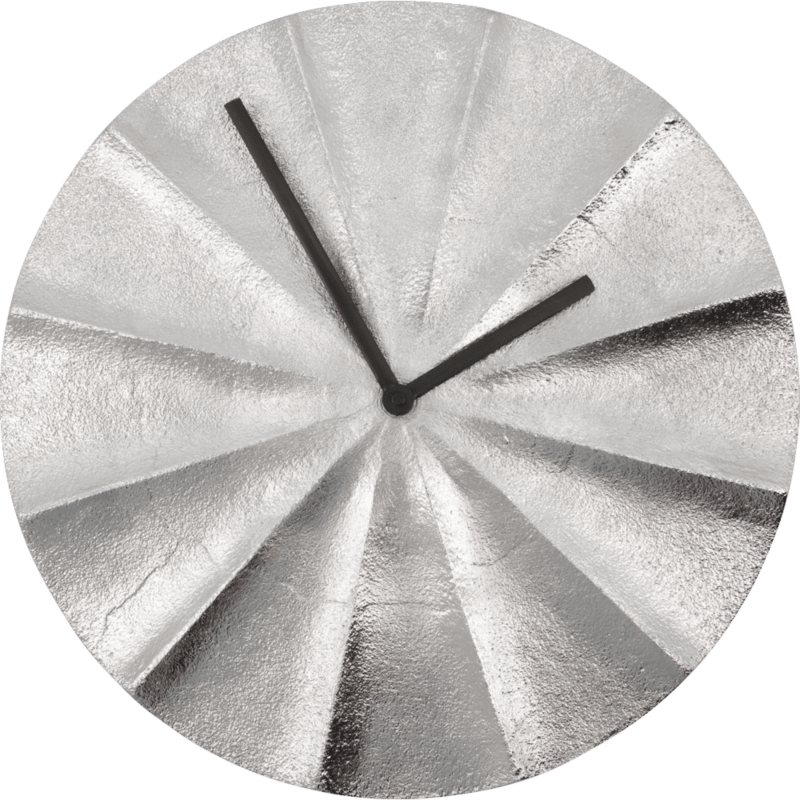 House Doctor-collectie Klok Show Zilveren afwerking