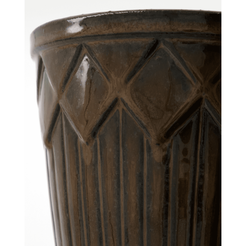 House Doctor-collectie Bloempotten - set v. 3 - Cora Bruin