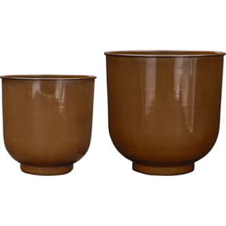 House Doctor Bloempotten - set v. 2 -Cove Bruin