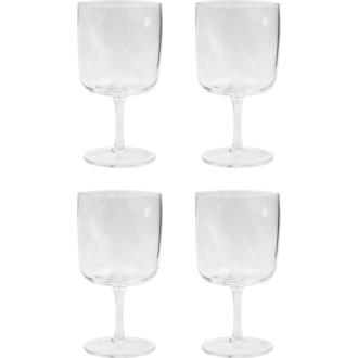 House Doctor Wijnglas Sand Helder - set v. 4