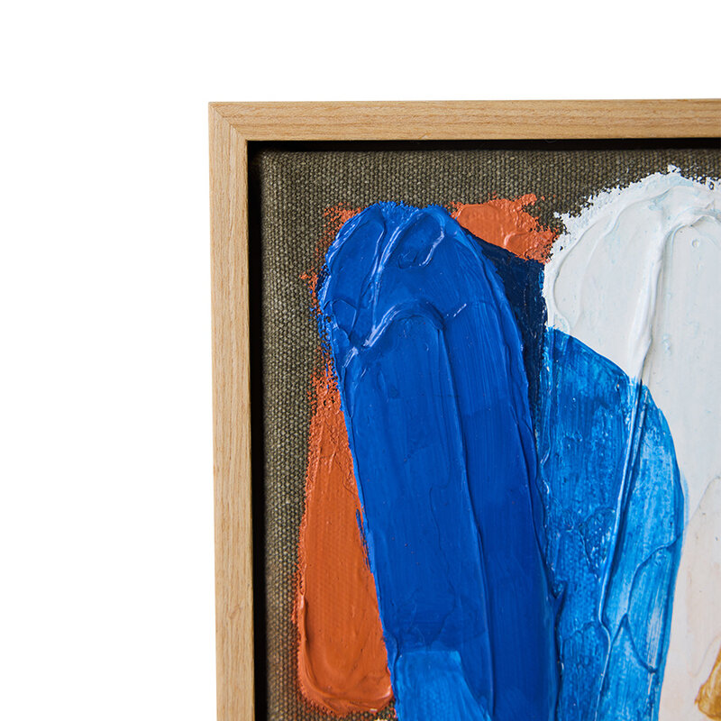 HKLIVING-collectie Framed artwork moonlight strokes (18x20cm)