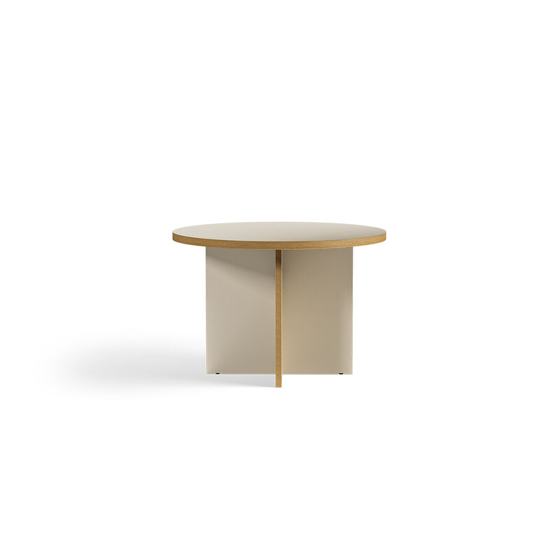 HKLIVING-collectie Eettafel creme round 110cm