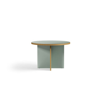 HKLIVING Dining table, pale green, round 110cm