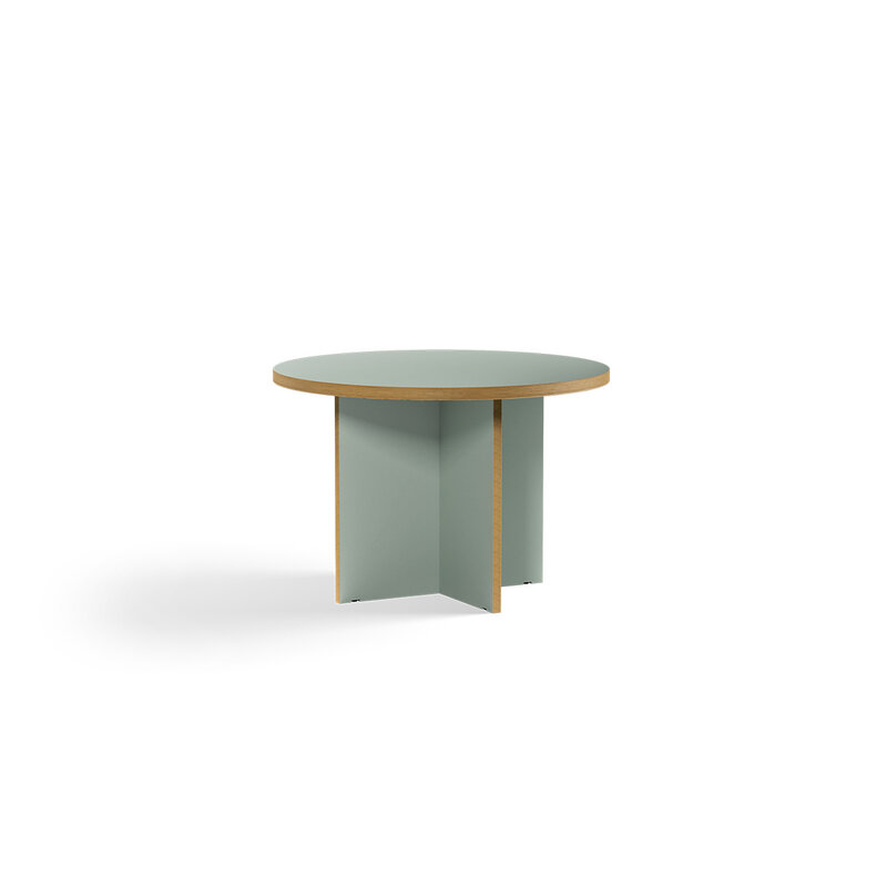 HKLIVING-collectie Eettafel pale green round 110cm
