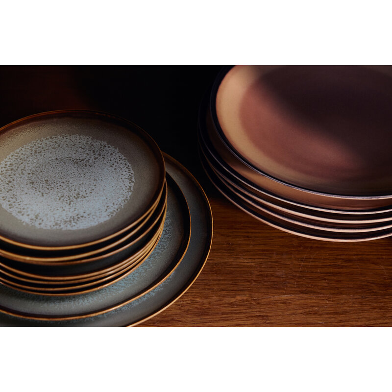 HKLIVING-collectie 70s ceramics: side bord contrast (set of 2)