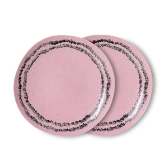 HKLIVING 70s ceramics: side plate, bubble (set of 2)