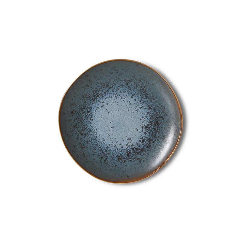 HKLIVING-collectie 70s ceramics: dessert plate, mineral (set of 2)