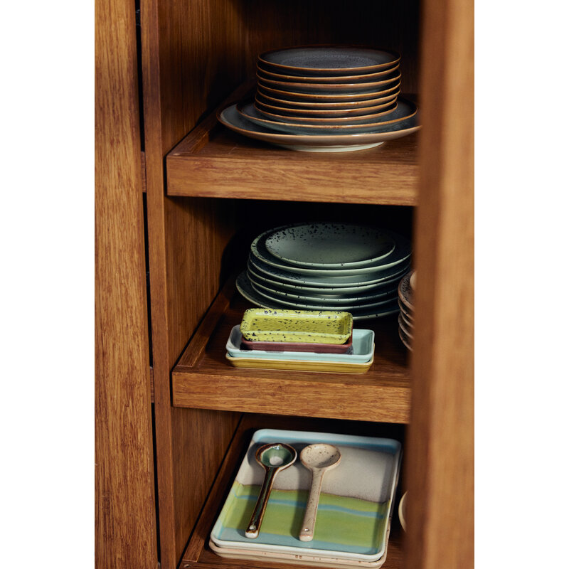 HKLIVING-collectie 70s ceramics: serveer lepels hills (set of 2)