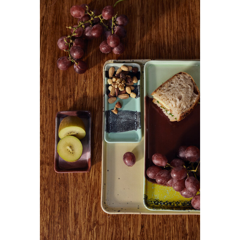 HKLIVING-collectie 70s ceramics: cake tray cherry