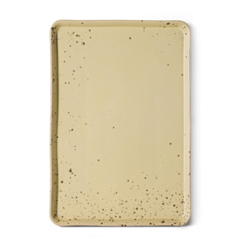 HKLIVING-collectie 70s ceramics: large serveerschaal grit