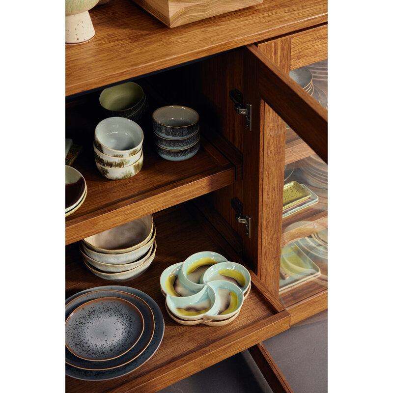 HKLIVING-collectie 70s ceramics: snack tray, glint