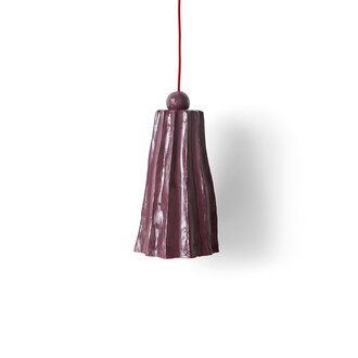 HKLIVING Flow hanglamp burgundy
