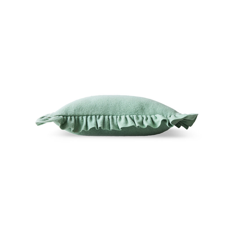 HKLIVING-collectie Felt cushion, mint (60x40cm)