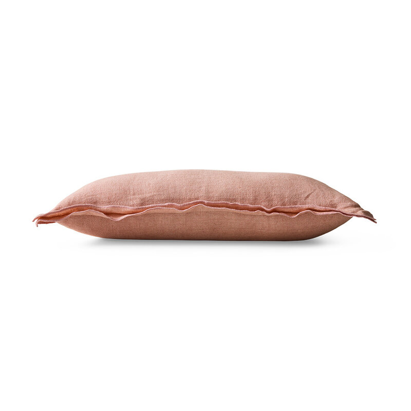 HKLIVING-collectie Linen cushion, magnolia (70x30cm)