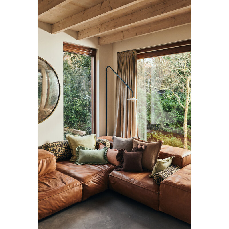 HKLIVING-collectie Linen kussen magnolia (70x30cm)