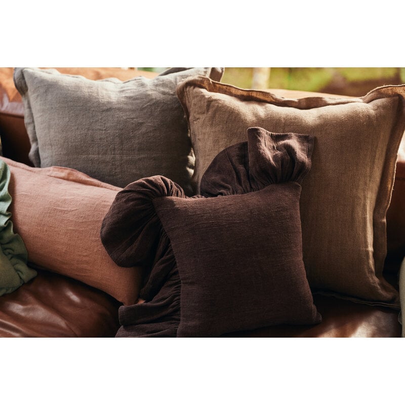 HKLIVING-collectie Linen kussen magnolia (70x30cm)