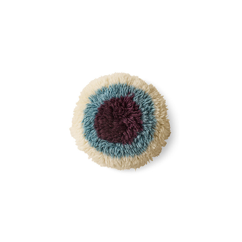 HKLIVING-collectie Fluffy cushion, eye catcher (40x40cm)