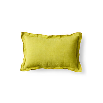 HKLIVING Linen kussen lemongrass (50x30cm)