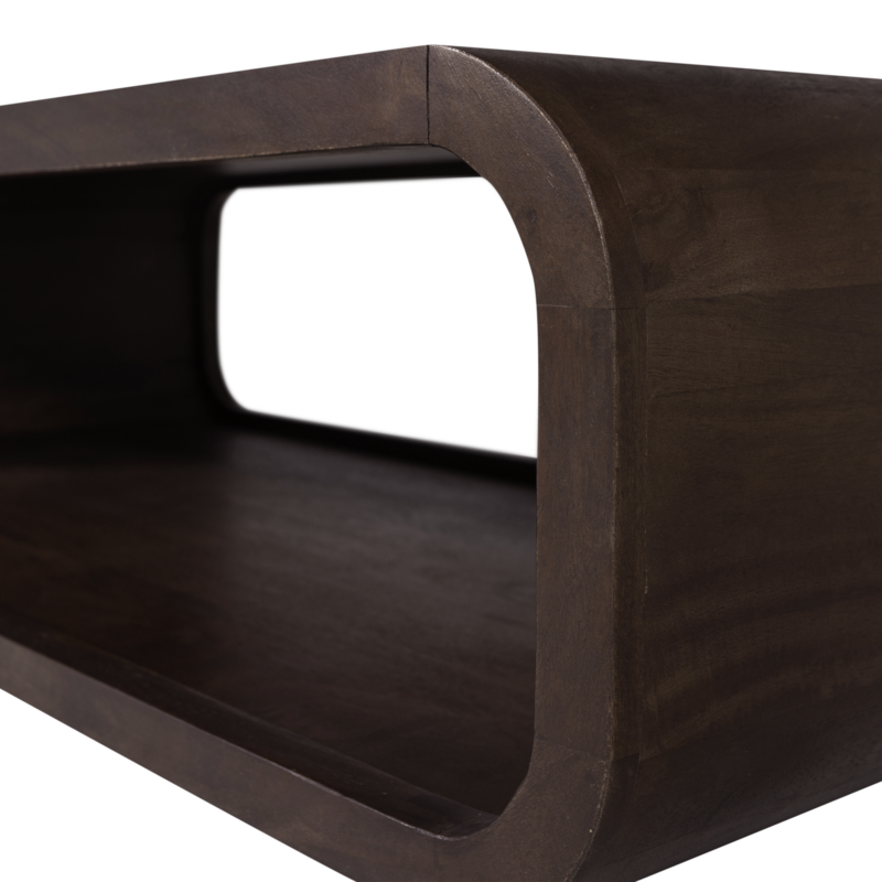 WOOOD-collectie Kinu Salontafel Mangohout Donkerbruin [Fsc]