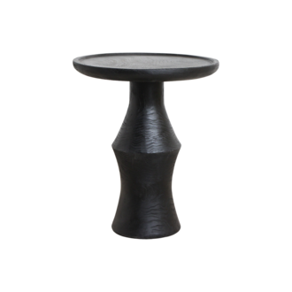 Raw Materials Nero teakhouten bijzettafel Twilight - zwart