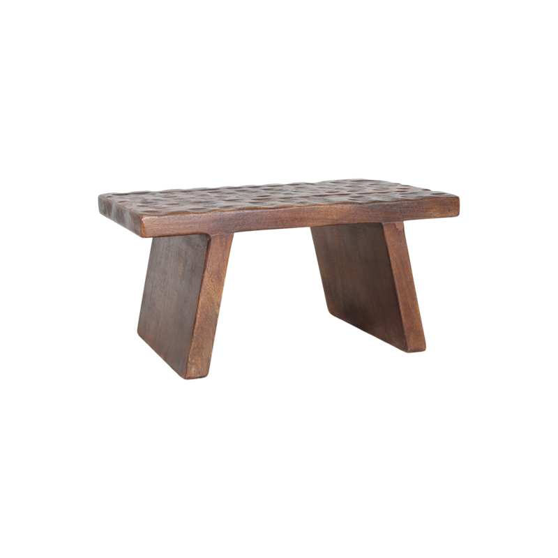 Raw Materials-collectie Mango Wood Brown side table/stool - 40x25x20 cm