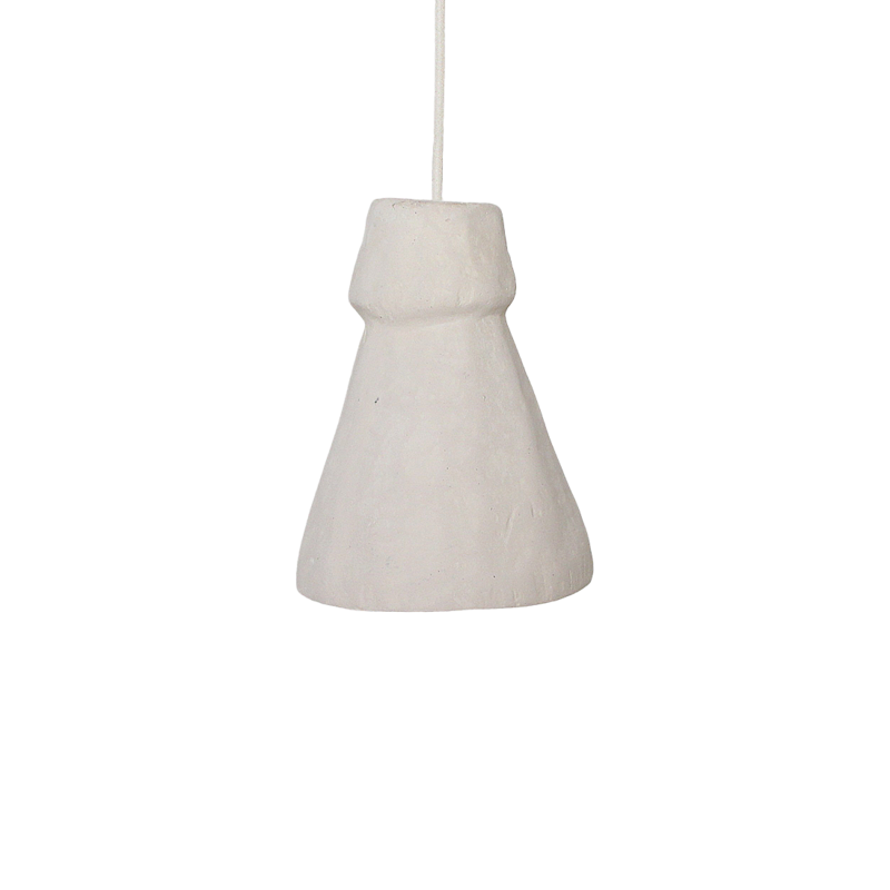 Raw Materials-collectie Chalk hanglamp Pugal - 17x17x23,5 cm