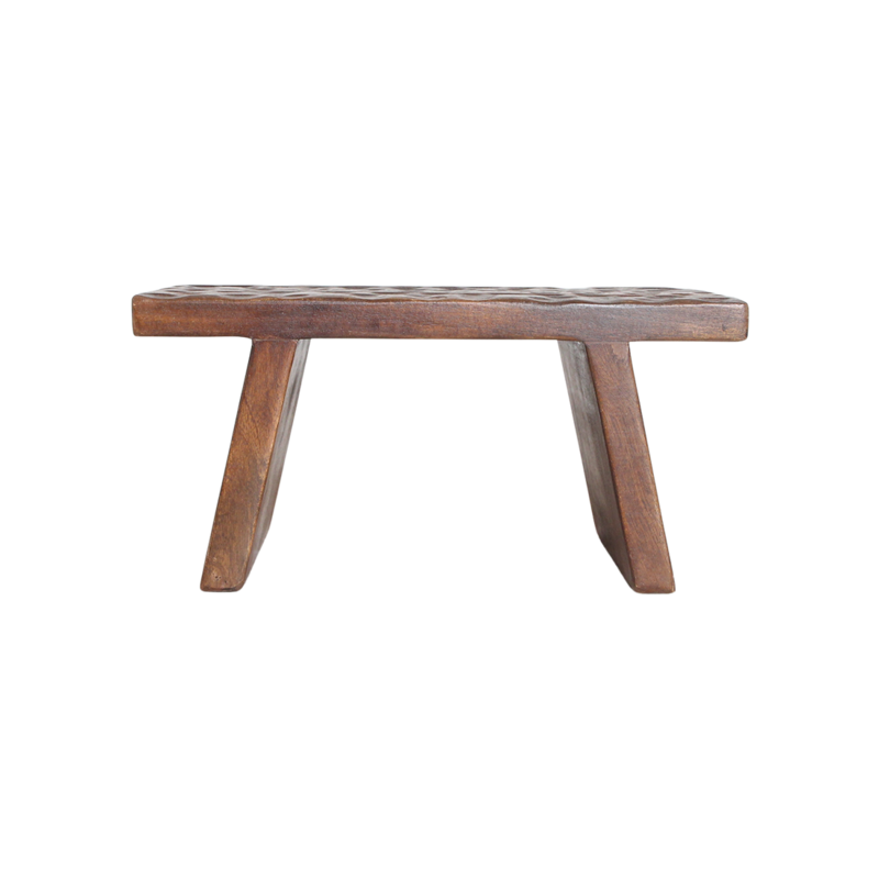 Raw Materials-collectie Mango Wood Brown side table/stool - 40x25x20 cm