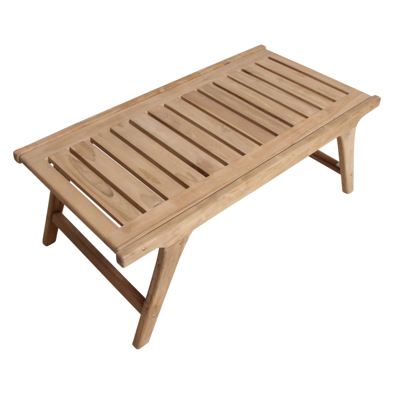Raw Materials-collectie Odin teakhouten salontafel voor buiten