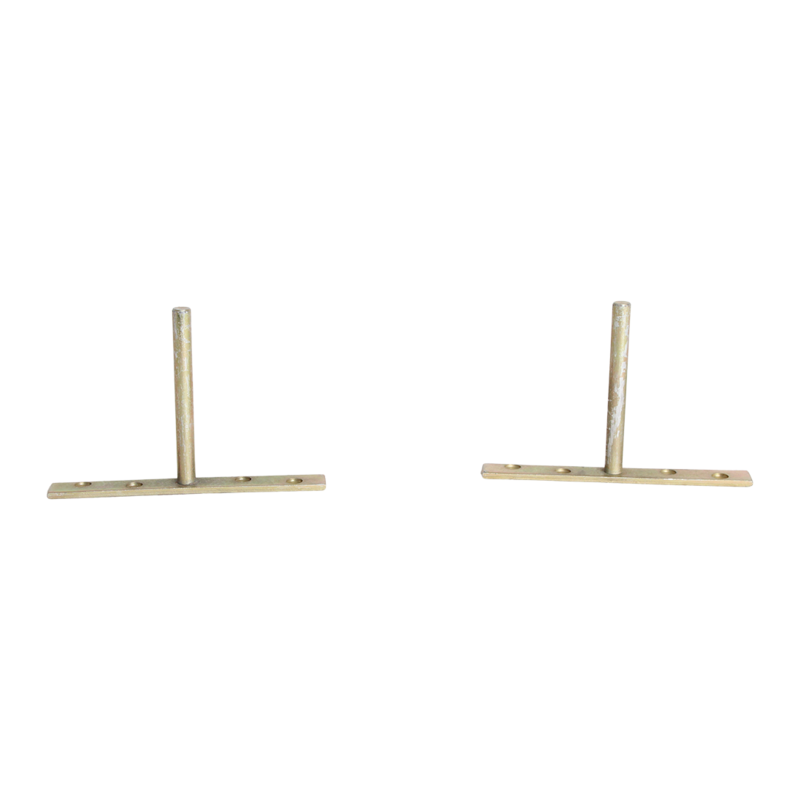 Raw Materials-collectie Craftsman teak wall shelf - 90 cm