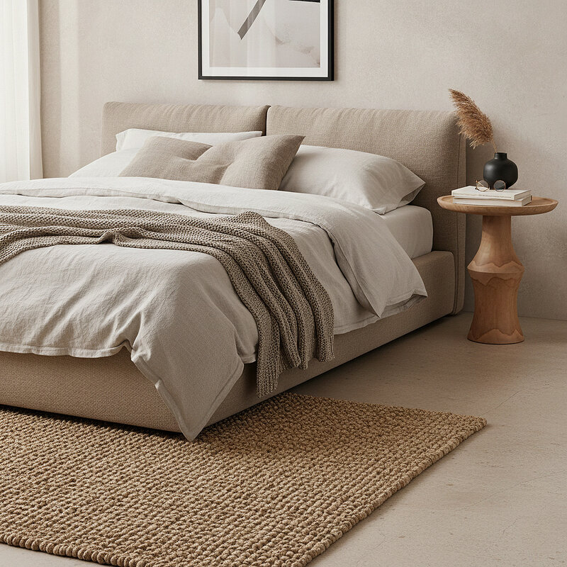 Raw Materials-collectie Nero teakhouten bijzettafel Dawn - natuurlijk teak