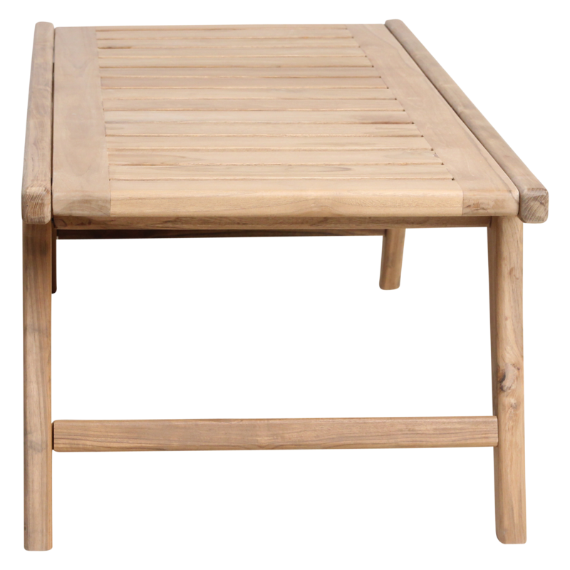 Raw Materials-collectie Odin teak outdoor coffee table