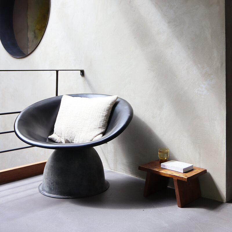 Raw Materials-collectie Mango Wood Brown side table/stool - 40x25x20 cm