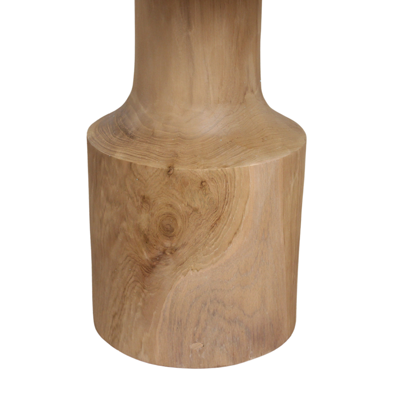 Raw Materials-collectie Nero teak side table "Day" - natural teak