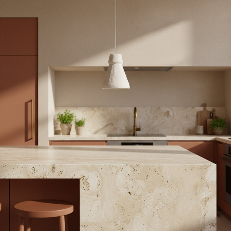 Raw Materials-collectie Chalk hanglamp Pugal - 17x17x23,5 cm