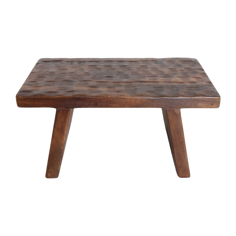 Raw Materials-collectie Mango Wood Brown side table/stool - 40x25x20 cm