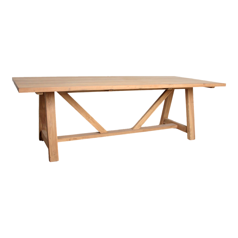 Raw Materials-collectie Soleado teak garden table 240 cm