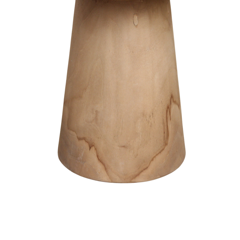 Raw Materials-collectie Nero teakhouten bijzettafel  Ray - natuurlijk teak