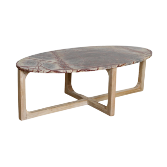 Raw Materials Bizar marble coffee table - 120x60x38 cm