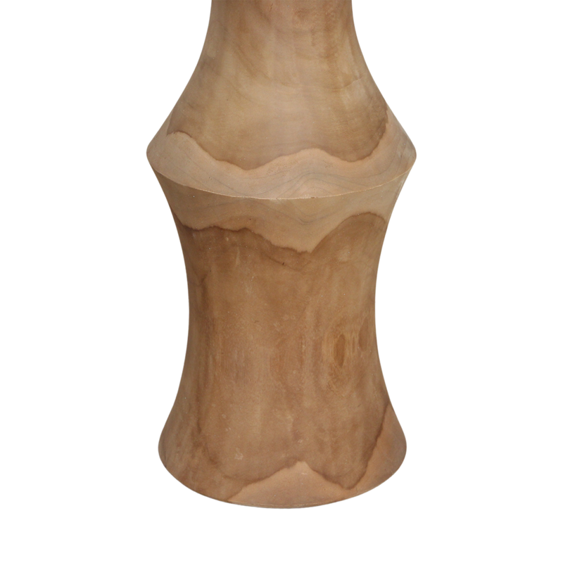 Raw Materials-collectie Nero teakhouten bijzettafel Dawn - natuurlijk teak