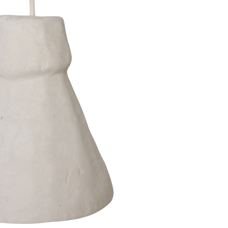 Raw Materials-collectie Chalk hanglamp Pugal - 17x17x23,5 cm