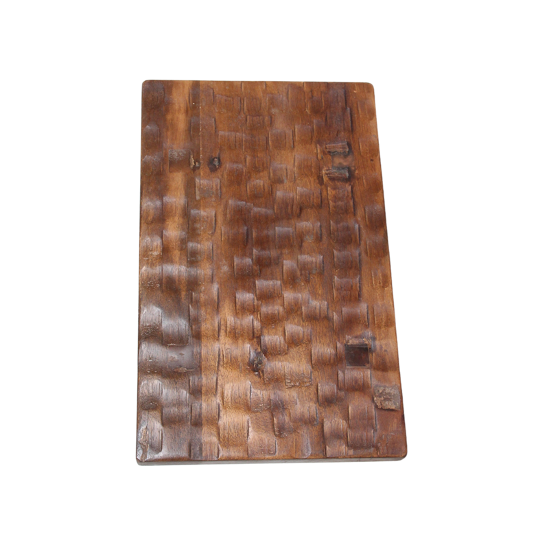 Raw Materials-collectie Mangohouten bijzettafel/kruk bruin - 40x25x20 cm