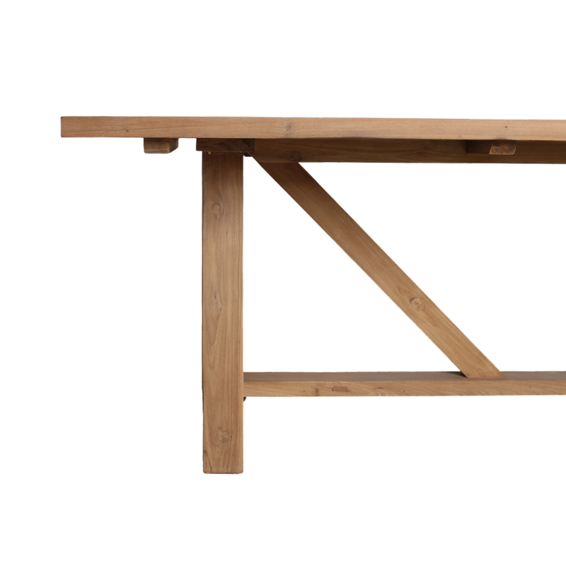 Raw Materials-collectie Soleado teak garden table 200 cm