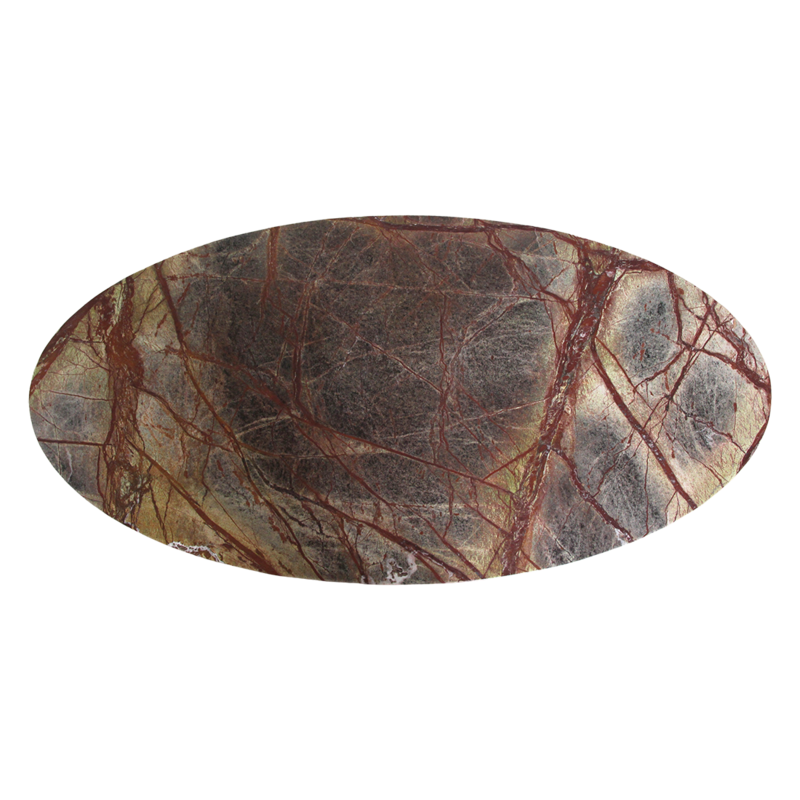 Raw Materials-collectie Bizar marble coffee table - 120x60x38 cm